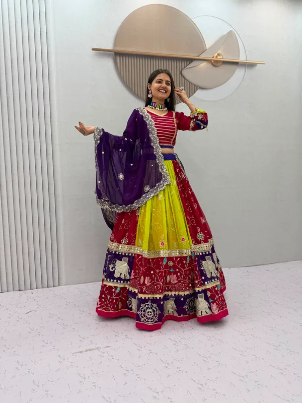 Multicolor_Embroidered_Lehenga_Choli_For_Women