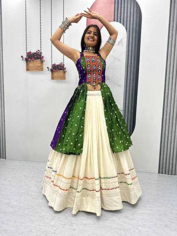 Purple_Green_Printed_Lehenga_Choli_For_Women