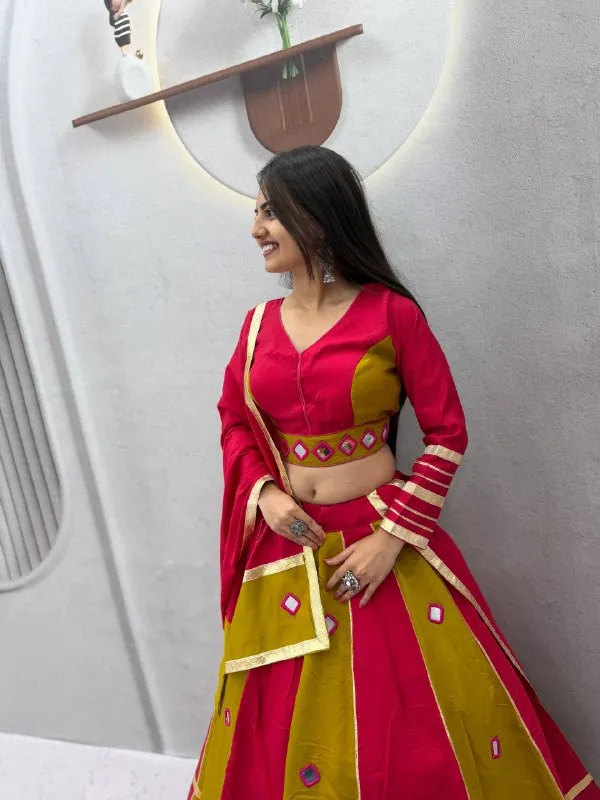 Pink_And_Mustard_Ethnic_Lehenga_Choli_For_Women