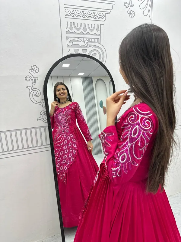 Magenta_Embroidered_Anarkali_Gown_For_Women