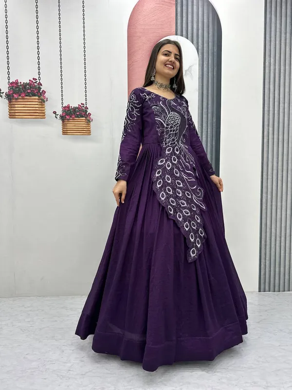 Purple_Embroidered_Anarkali_Gown_For_Women