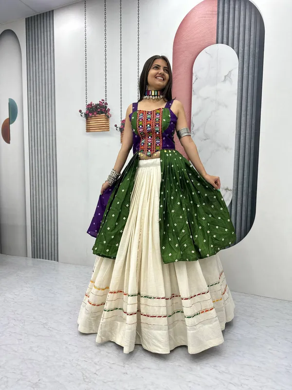 Purple_Green_Printed_Lehenga_Choli_For_Women