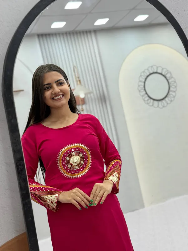 Pink_Embroidered_Straight_Kurta_Set_For_Women