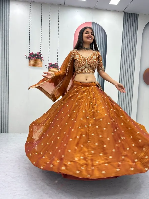 Orange_Embroidered_Lehenga_Choli_For_Women