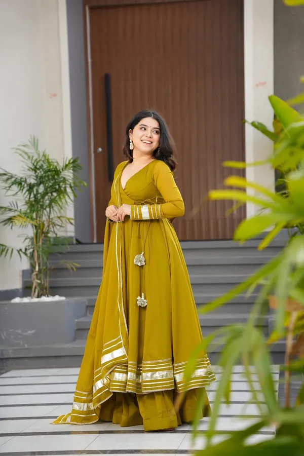 Mustard_Anarkali_Suit_Set_For_Women