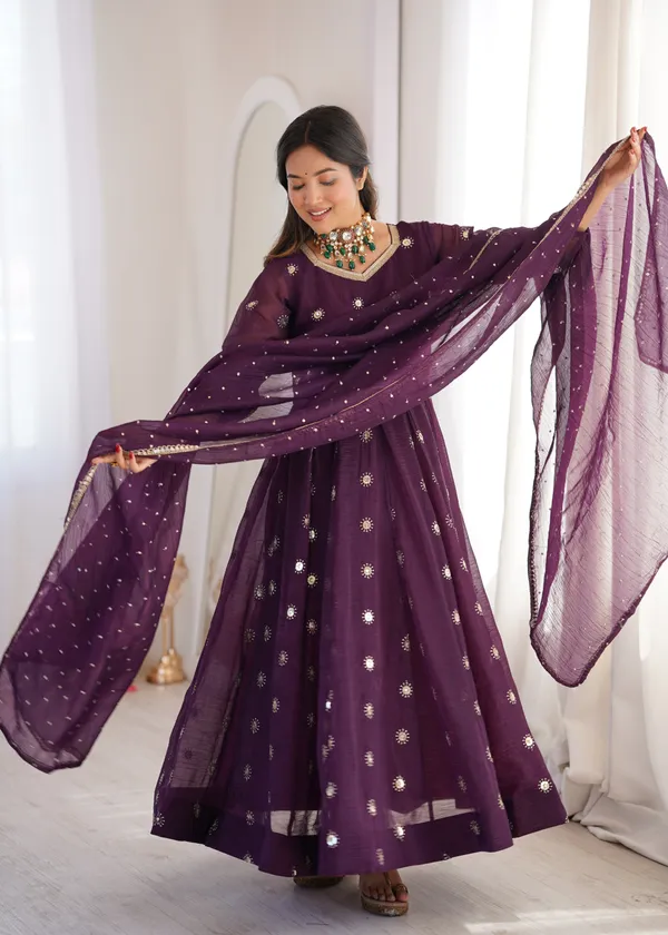 Purple_Anarkali_Suit_Set_For_Women