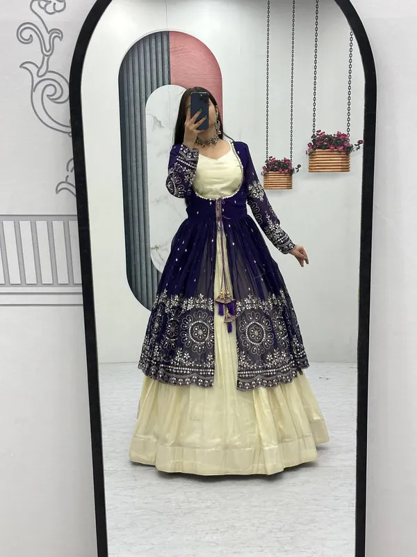 Navy_Blue_Embroidered_Lehenga_Choli_For_Women