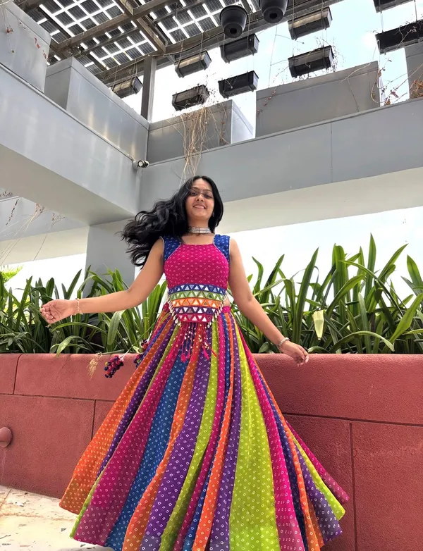 Multicolor_Cotton_Flared_Lehenga_Choli_For_Women