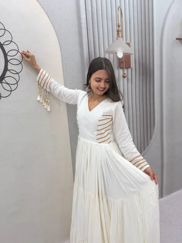 White_Embellished_Flared_Anarkali_Dress_For_Women