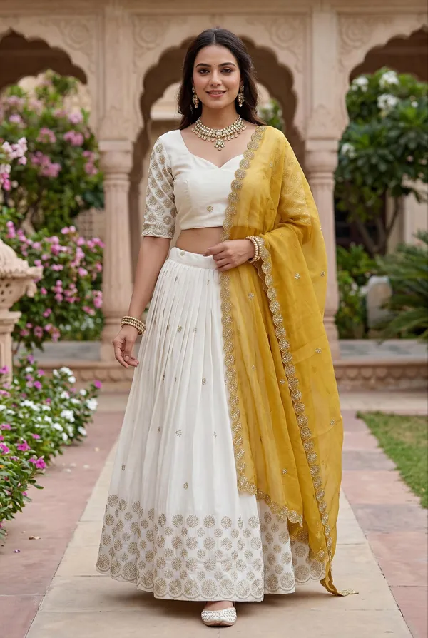 Ivory_Embroidered_Lehenga_Choli_Set_For_Women