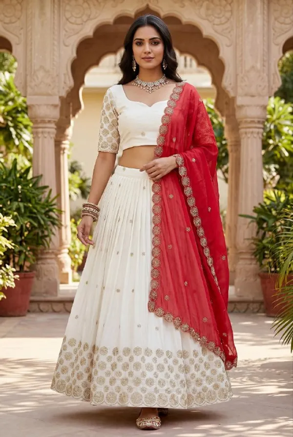 Ivory_Embroidered_Lehenga_Choli_Set_For_Women
