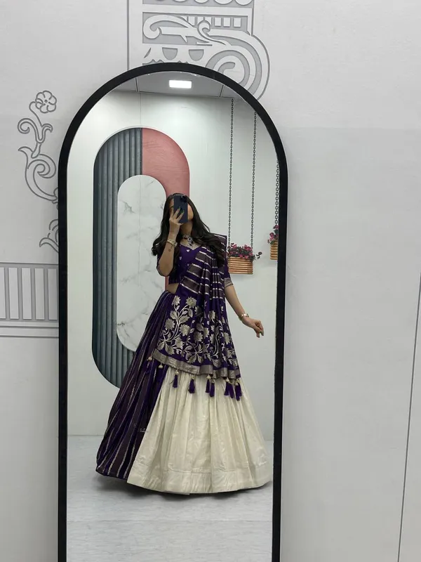 Purple_Printed_Lehenga_Choli_Set_For_Women