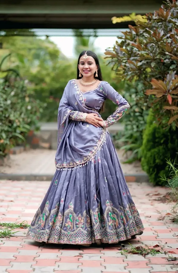 Lavender_Embroidered_Lehenga_Choli_For_Women
