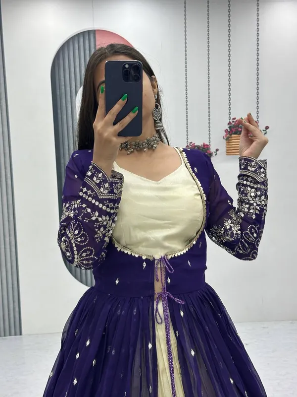 Navy_Blue_Embroidered_Lehenga_Choli_For_Women