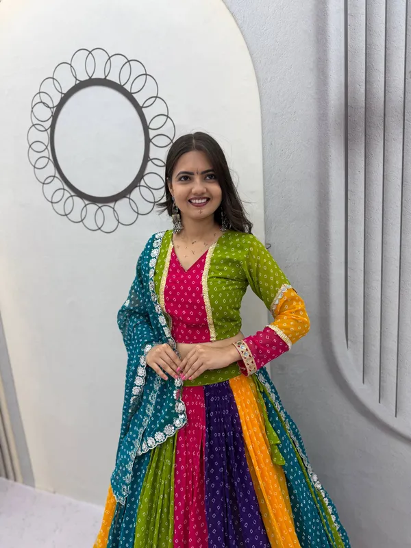 Multicolor_Printed_Lehenga_Choli_Set_For_Women
