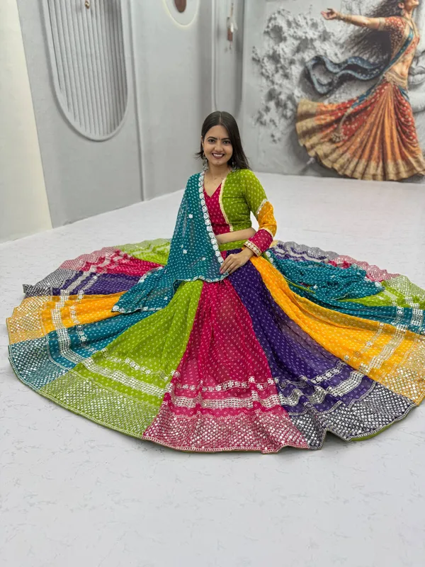Multicolor_Printed_Lehenga_Choli_Set_For_Women