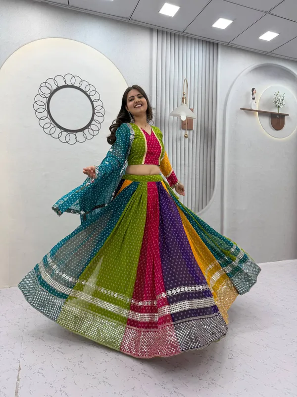 Multicolor_Printed_Lehenga_Choli_Set_For_Women
