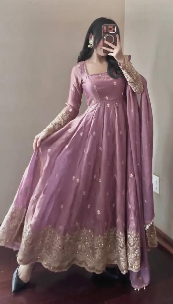 Mauve_Embroidered_Anarkali_Suit_Set_For_Women
