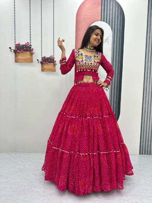 Pink_Printed_Lehenga_Choli_Set_For_Women