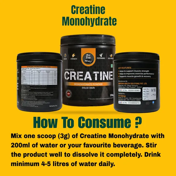 BUY_THE_WHEY_Creatine_Monohydrate_Creatine_(250_g,_Unflavoured)