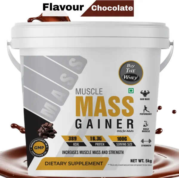 BUY_THE_WHEY_Muscle_Mass_Gainer_|_100%_Genuine_|_For_Adults_Weight_Gainers/Mass_Gainers_(5_kg,_CHOCOLATE)