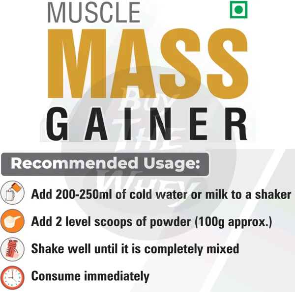 BUY_THE_WHEY_Muscle_Mass_Gainer_/_Weight_Gainer_|_100%_Genuine_|_For_Adults_Weight_Gainers/Mass_Gainers_(1_kg,_STRAWBERRY)