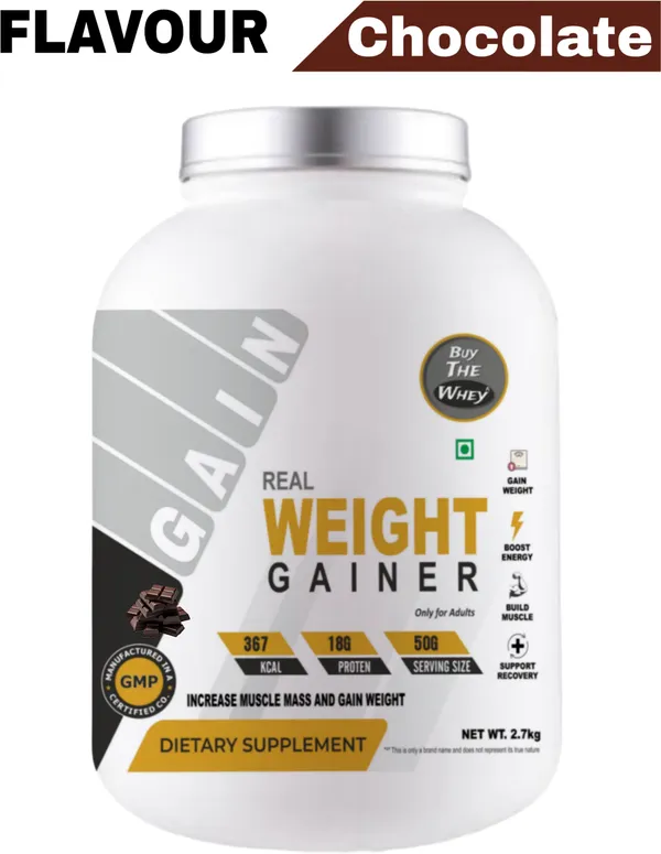 BUY_THE_WHEY_Real_Weight_Gainer_|_Lab_Tested_|_100%_Pure_Gainer_Weight_Gainers/Mass_Gainers_(2.7_kg,_CHOCOLATE)