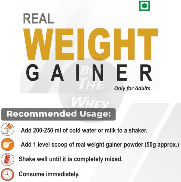 BUY_THE_WHEY_Real_Weight_Gainer_|_Lab_Tested_|_100%_Pure_Gainer_Weight_Gainers/Mass_Gainers_(2.7_kg,_CHOCOLATE)