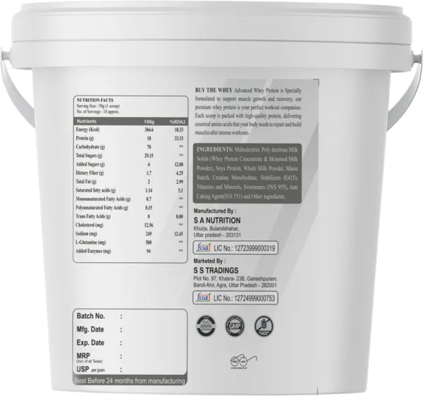 BUY_THE_WHEY_Real_Weight_Gainer_|_Lab_Tested_|_Weight_Gainers/Mass_Gainers_(4.5_kg,_VANILLA)