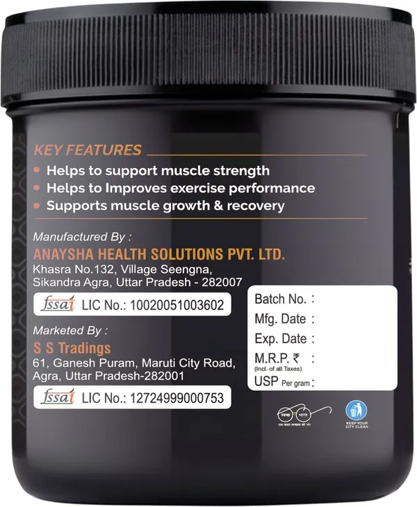 BUY_THE_WHEY_Creatine_Monohydrate_250g_|_3g_Serving|_Lab_Tested_|_With_750ml_Shaker_Creatine_(250_g,_Unflavoured)