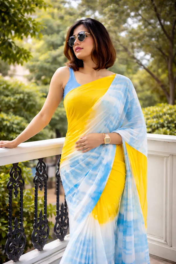 Sunshine_Yellow_Sky_Blue_Ombre_Saree_Soft_Tie_Dye_Elegance