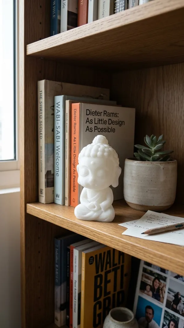 White_Meditation_Buddha_Figurine