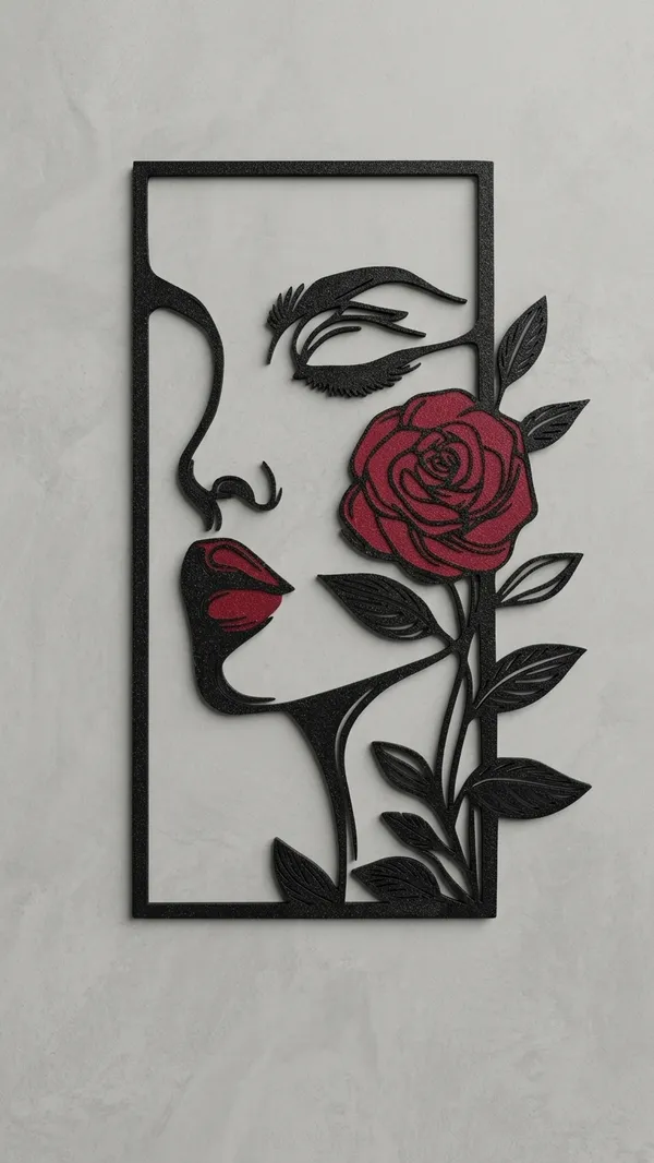 Metal_Floral_Face_Art_Wall_Hanging