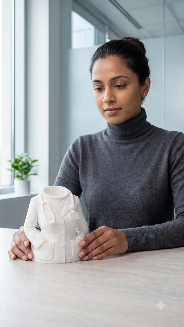 White_Doctor_Coat_Pen_Holder