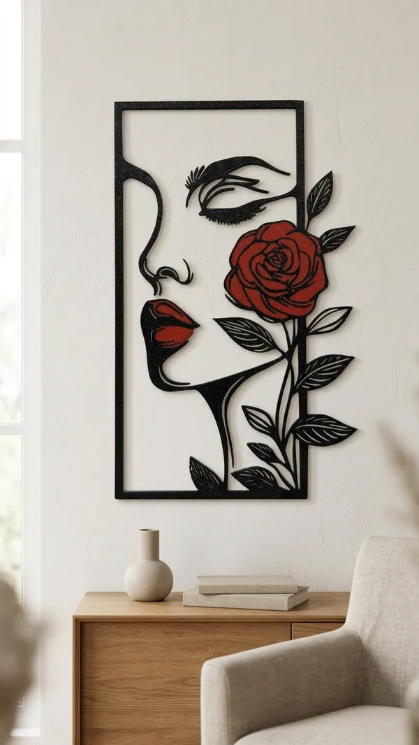 Metal_Floral_Face_Art_Wall_Hanging