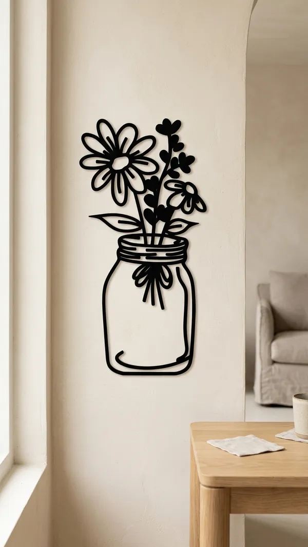 Black_Floral_Vase_Wall_Decor