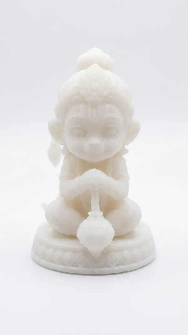White_Hanuman_Decorative_Idol