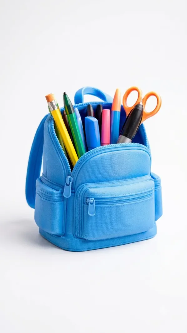 Blue_Multi_Compartment_Zippered_Pencil_Pouch