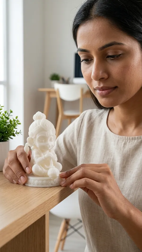 White_Hanuman_Decorative_Idol