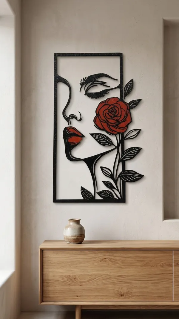 Metal_Floral_Face_Art_Wall_Hanging