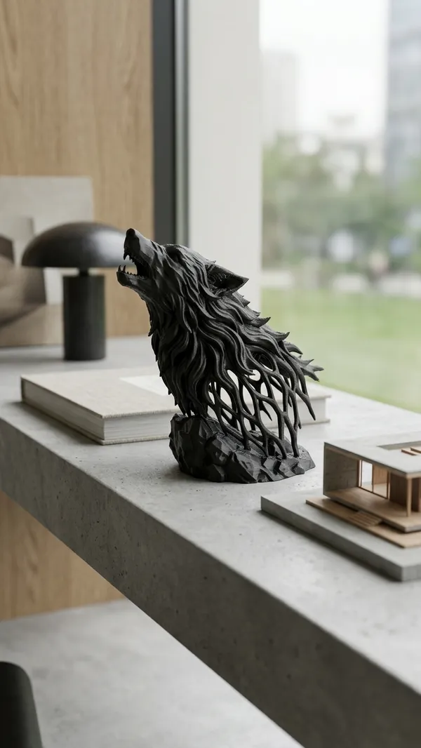 Black_Wolf_Sculptural_Decorative_Figurine