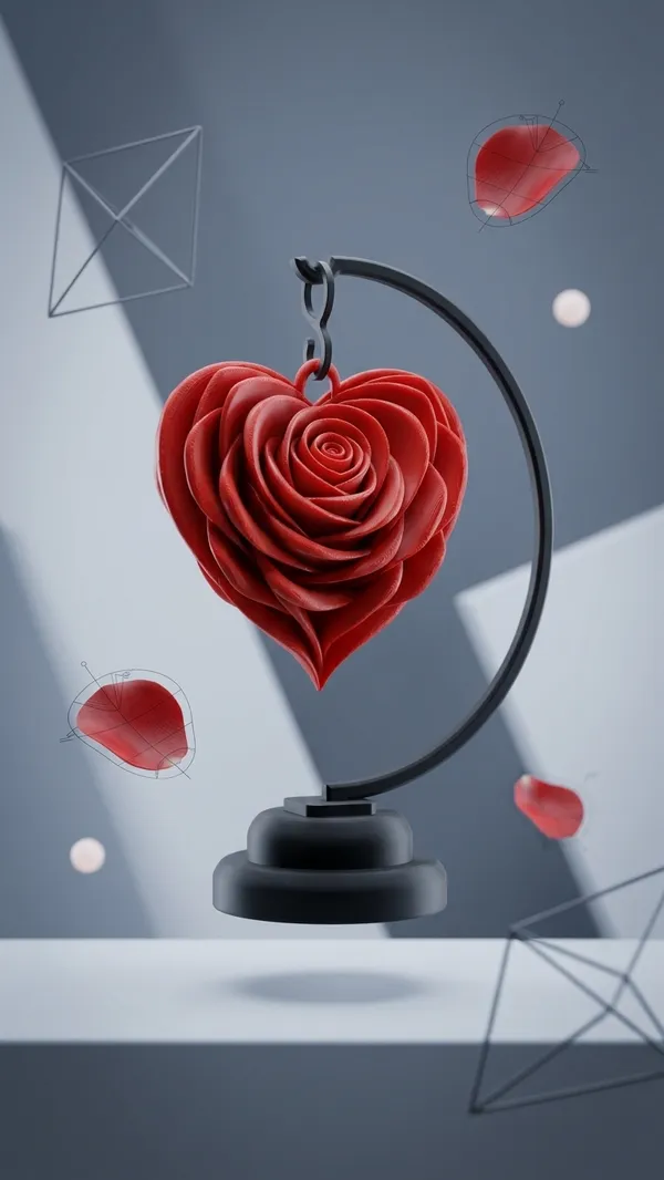 Romantic_Rose_Heart_Tabletop_Showpiece