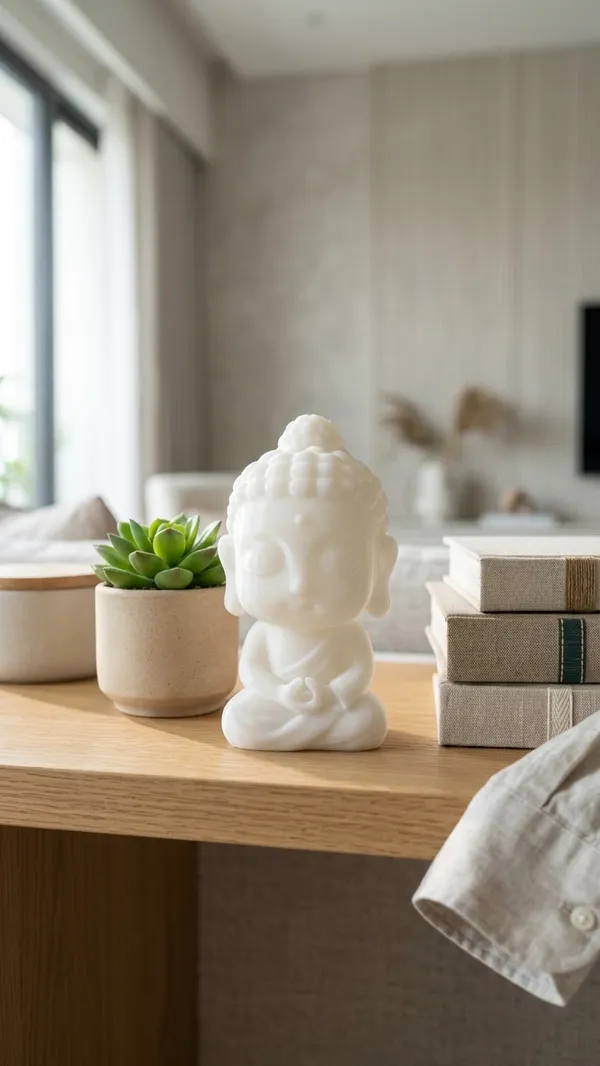 White_Meditation_Buddha_Figurine