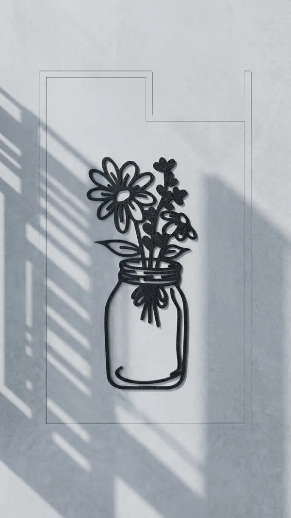 Black_Floral_Vase_Wall_Decor