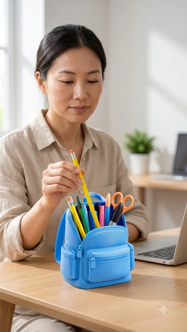 Blue_Multi_Compartment_Zippered_Pencil_Pouch
