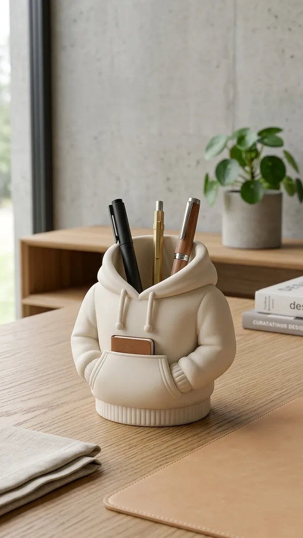 Cream_Ceramic_Hoodie_Design_Planter_Pot