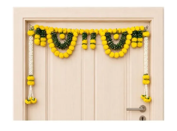 Plastic_Festive_Yellow_Floral_Door_Toran