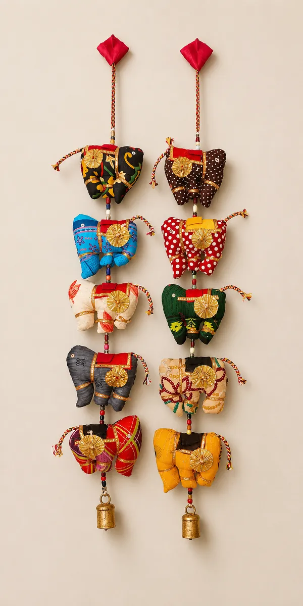 Cotton_Fabric_Traditional_Elephant_Motif_Hanging_Decor_Set