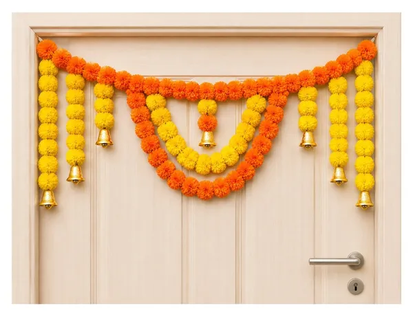 Plastic_Festive_Marigold_Floral_Door_Toran_With_Bells