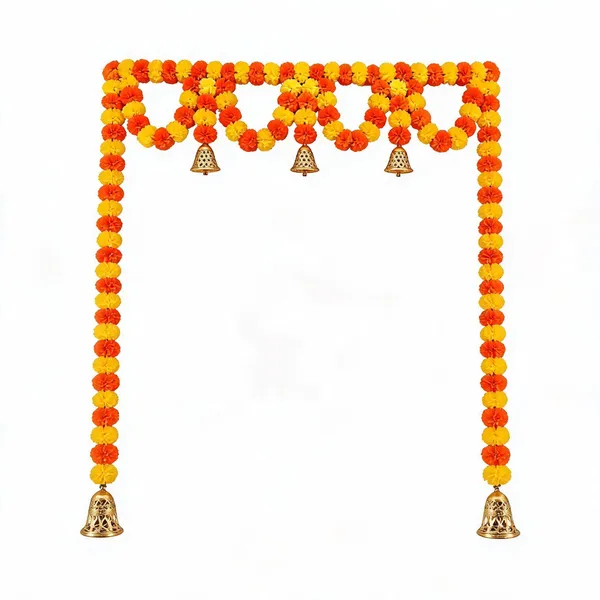 Plastic_Festive_Marigold_Floral_Door_Toran_With_Bells